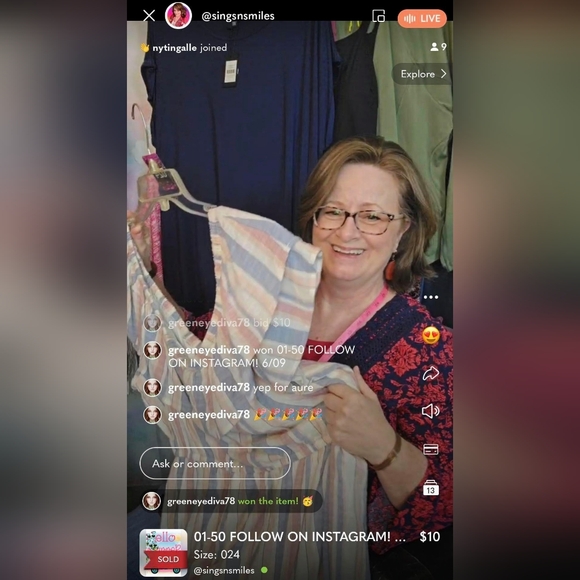 🚨@singsnsmiles LIVE NOW! ALL SIZES - LOW STARTS - FREE UPGRADED SHIPPING! - Picture 2 of 10